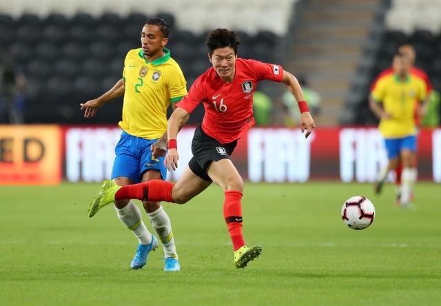 巴西友谊赛6:0韩国